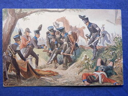 Képeslap: Német propaganda képeslap (VDA) az 1910-es én közepéről I. VH.