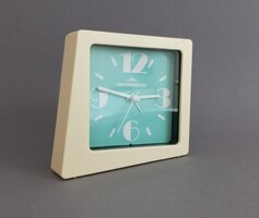 Hollóházi space age desk alarm clock, Netherlands approx. 1980