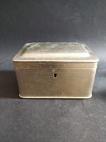 Antique Monarchy-era Nickel Silver Sugar Box (W. Bachmann, Vienna)