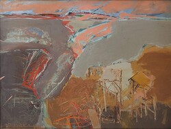 M. Novák András (1944 - ) Autumn, c. Képcsarnok painting WITH ORIGINAL GUARANTEE!