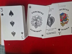 Vintage Congress dupla paklis bridzs-kártya