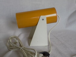 Retro Space Age Metal Wall Lamp – Yellow-White, 1970s – Working