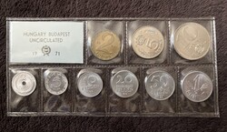 1971 Traffic Series with Faulty 10 Forint Coin for Sale