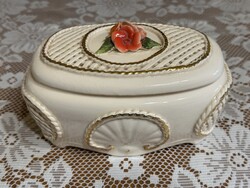 Amadeus D&R porcelán bonbonier – Made in Hungary, Handmade