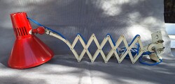 Mid century harmonika vagy ollós fali lámpa
