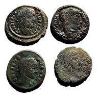 Roman Bronze Lot 4 pcs (L14)