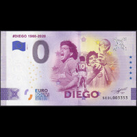 0 Euro - #Diego Maradona 1960-2020 UNC