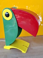 Vintage OTF Verona Toucan Lamp Italy – Ritka 1970 olasz pop art / space age tukán lámpa