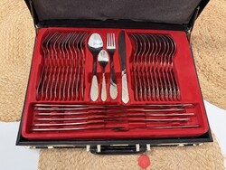 Premium 82-piece Solingen Cutlery Set, 12 Persons, Complete, Gold-Plated