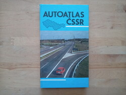 Retro Czechoslovakia Car Atlas 1988 RARE