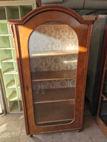 Antik biedermeier szekrény régi polgári bútor antik polcos szekrény vintage