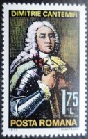 R3126 / Románia 1973 Dimitrie Cantemir herceg bélyeg postatiszta