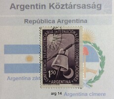 Argentína bėlyeg - hiánypótl. ( arg 14)