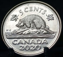 Kanada 5 cent, 2020 F01F4