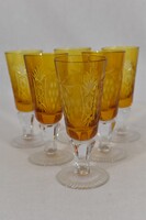 Ajka Crystal Grape színes kristály röviditalos pohár készlet 6 db Magyarország
