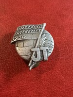 Országos Játékvezetői értekezlet gomblyukjelvénye 1950
