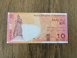 Makaó 10 Patacas 2005 UNC