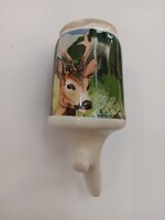 Vintage porcelán zseb- vagy utazópipa/ Pipa / Pipàzàs/.Vadàsz/Erdèsz/.