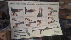 Nagyméretű katonai műanyag tábla