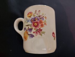 Régi Kaestner Saxonia porcelán bögre
