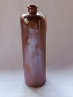 Antique Monarchy-era Old Stoneware / Stone Vessel Mineral Water Bottle