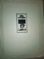 Felsmann Tamás illusztrációk, 6 db próba szitanyomat, teljes lapméret 54x38 cm, karton, grafit jelz.