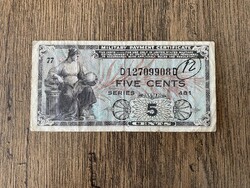 Amerika 5 Cent 1951 F