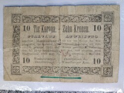 10 korona ﻿﻿Magyaróvár / Mosonvármegye Direktóriuma 1919. május 7.