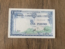 Francia Indokína 1 Piastre 1954 AUNC