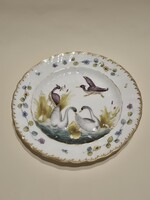 Antique Hand-Painted Naples Plate