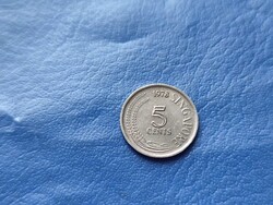 SZINGAPÚR 5 CENT 1978 MADÁR KÓCSAG!