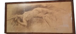 József Horváth: Nude Figure
