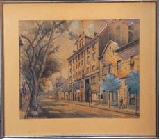 Tibai Takács Jenő (1876 - 1943) : Őszi utca