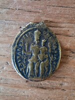 Bronz zarándokmedál, 18. század