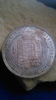 1 forint ezüst 1880 KB