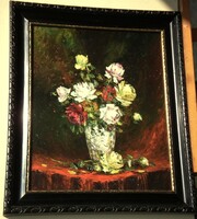 (K) Fratuli Signed, 1935: Flower Still Life