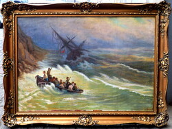 Russian painter, first half of the 20th century. Guaranteed with invoice.