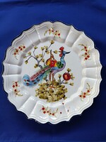 Vintage Spanish Handmade and Hand-Painted Earthenware Centerpiece / Serving Platter / Dessert Plate