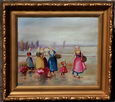 Dutch Seaside: Unsigned Monogram, With Guarantee and Invoice