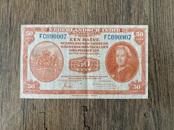 Holland-India 50 Cent 1943 VF