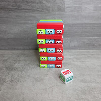 Regio game Jenga tower-building game