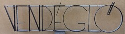 HUGE RETRO RESTAURANT CAST IRON SIGN BOARD