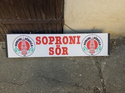 Ritka, nagy retro SOPRONI sör reklám tábla ( 1méter széles )