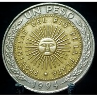 Argentína 1 peso, 1994 F01C2V+