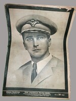 1942.KÉPES VASÁRNAP augusztus 25.35.szám - GYÁSZKIADÁS -VITÉZ NAGYBÁNYAI HORTHY ISTVÁN újság  A/3 1.