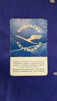 Kuriózum kártyanaptár 1961, Deutsche Lufthansa