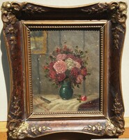 (K) Unknown (Early 20th Century): Flower Still Life