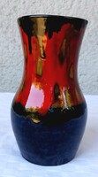 Decorative Red-Black Art Craft Vase