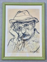 Friedrich Frigyes - Self-Portrait - 1952 -