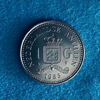 Netherlands Antilles - 1 gulden - 1983 coin - aUNC